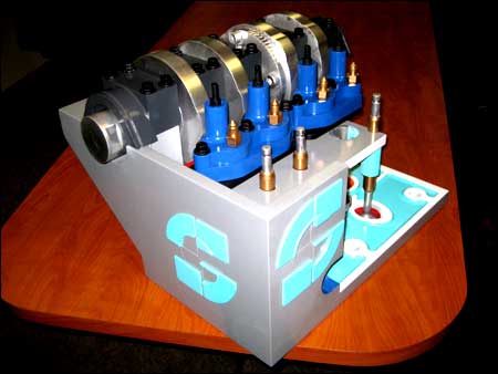 Scuderi Air-Hybrid Engine Valve Train Model 2
